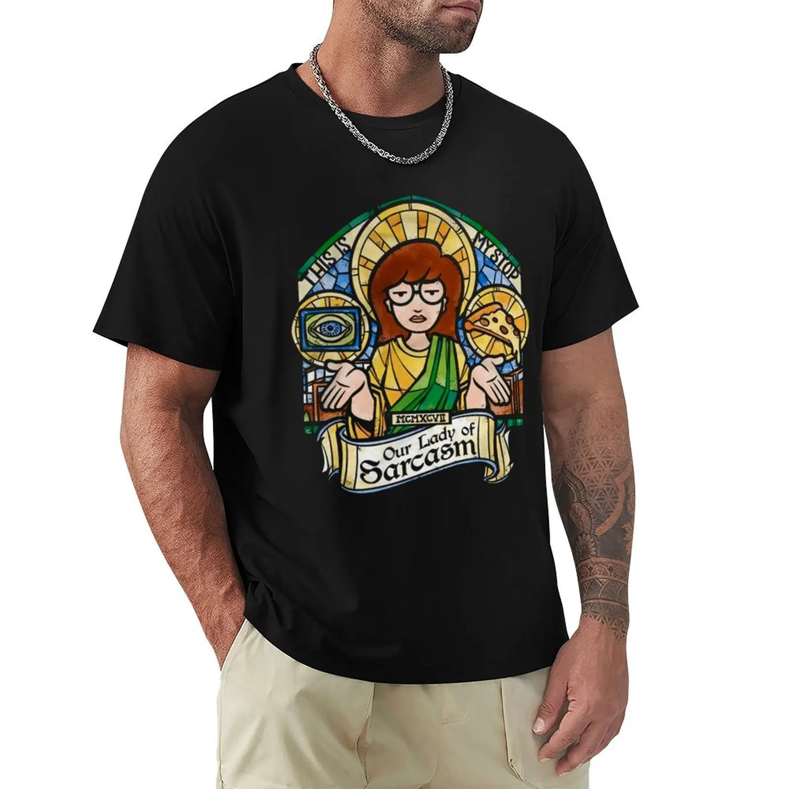 

Daria Our Lady T-Shirt Funny t-shirt blue lock basketball graphic tees black t shirts for men