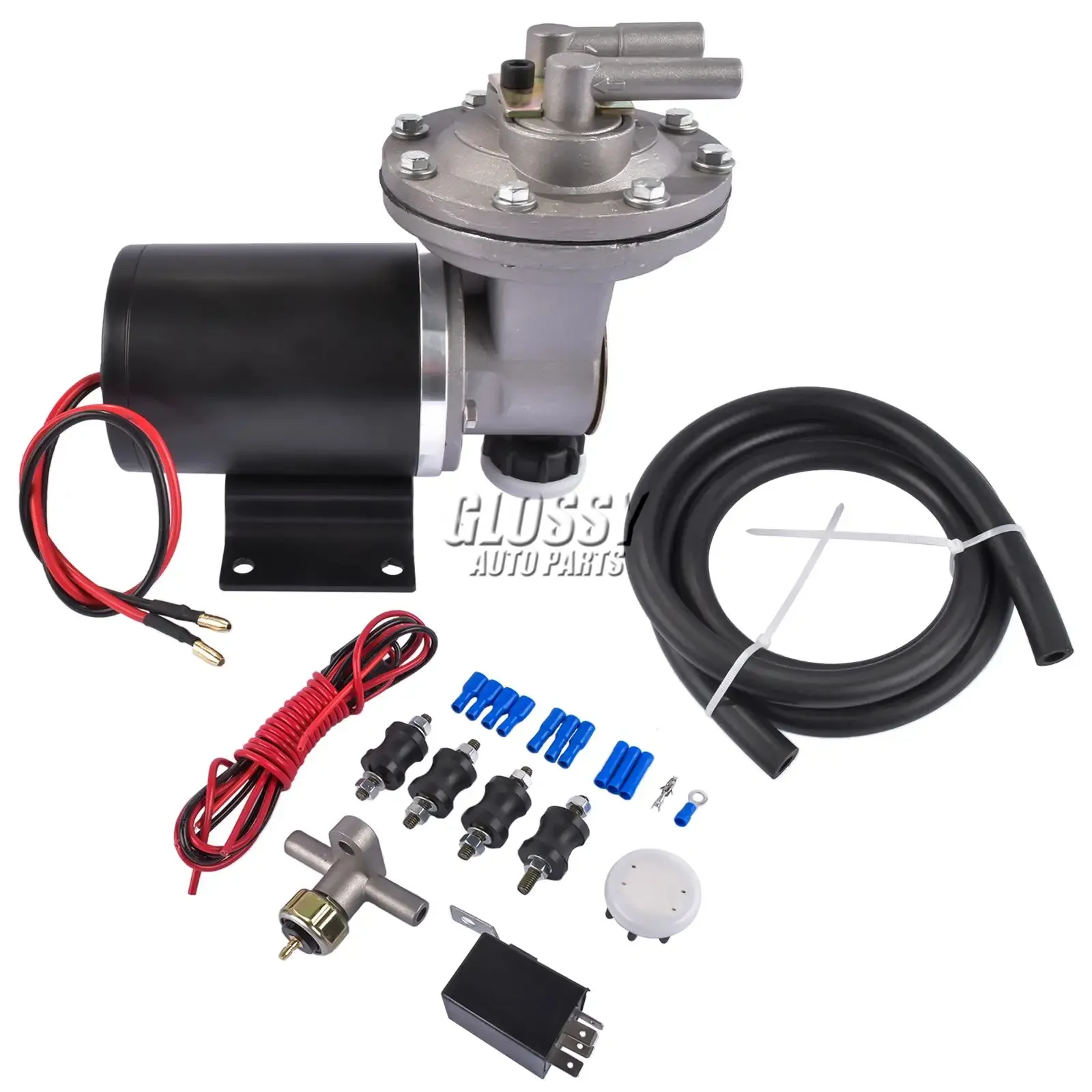 

AP03 Electric Vacuum Pump Kit 18" to 22" Electrical Vacuum Pump for Brake w/Installation Kit 12 Volt