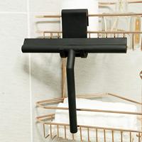 Shower Squeegee Glass Clean Scraper Washing Wiper Hanger Floor Window Cleaning Household Water Wall Hanging Mirror with Handle