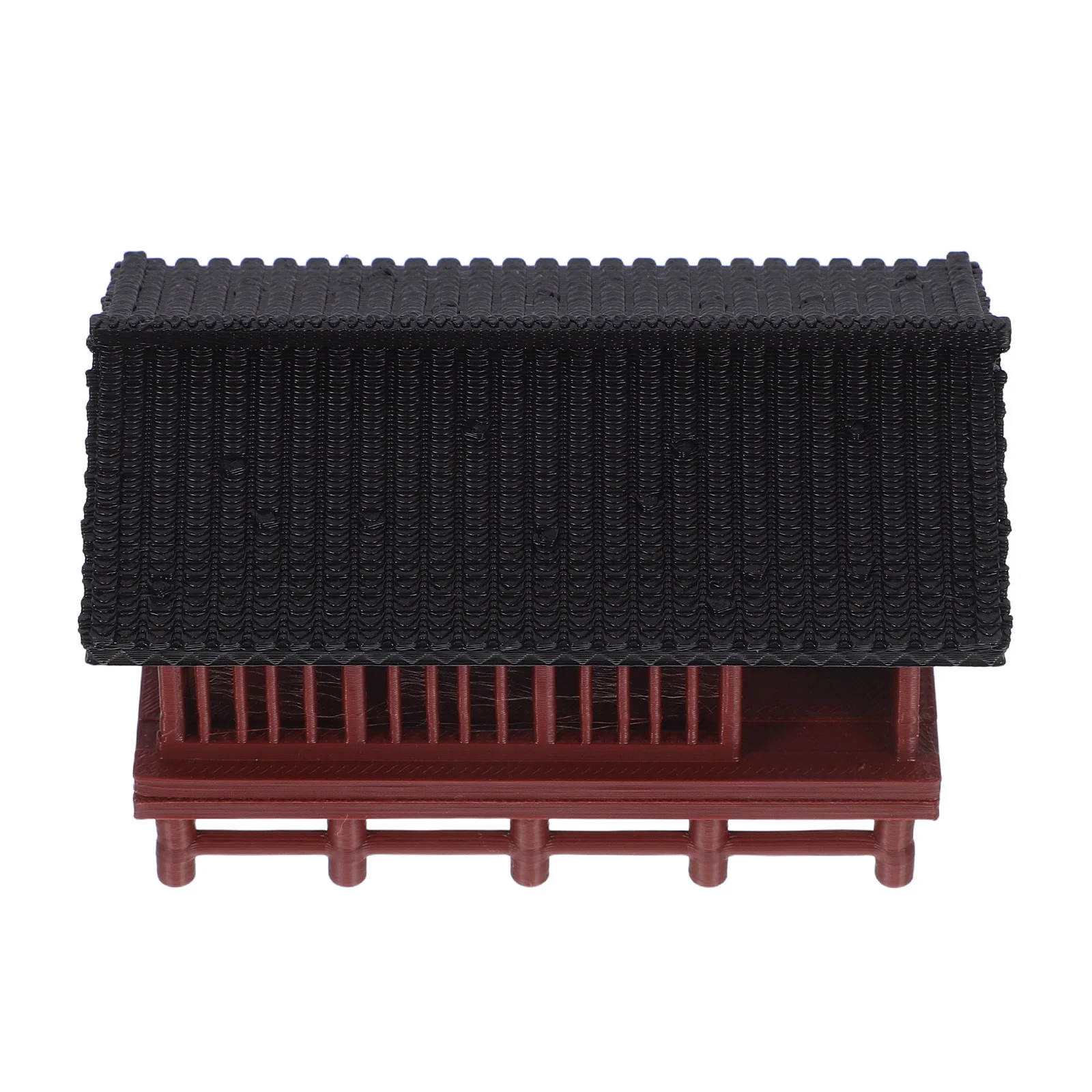 

Miniature Chinese Pavilion Ornament 2.9x2.0x1.9 Ancient Style Bonsai Ornament Desktop Micro Landscape Decoration Garden