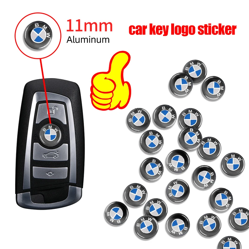 11/14MM Car Door Key Hole Protection Decoration Stickers For BMW M Performance E36 E60 E90 X2 X1 X3 X5 E46 E39 E70 M3 M5 M6