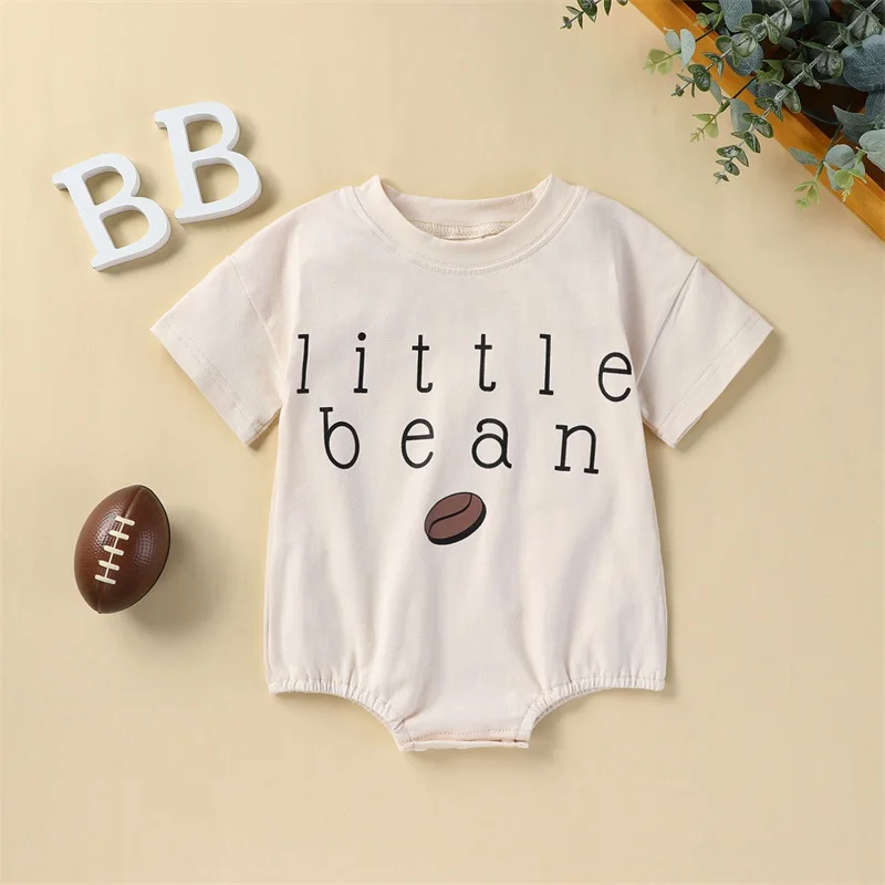 

Springcmy Infant Baby Girls Boys Fall Rompers Fuzzy Letter Embroidery Long Sleeve Bodysuit Clothes