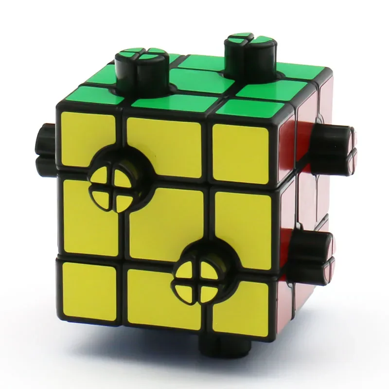 Calvin's ปริศนา 3x3x3 ปุ่ม Cube Magic Cube 3x3 รูปพิเศษแหวน Magic Magic ปริศนาของเล่น Cube ปริศนา 3x3 Cubo ของเล่นสําหรับเด็ก