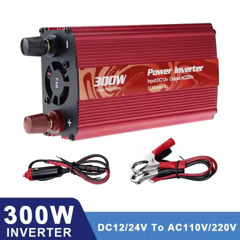 300W Off Grid Inverter To 100-240VAC Output, With USB Peak 600W Modified Sine Wave Solar Wind Power Inverter