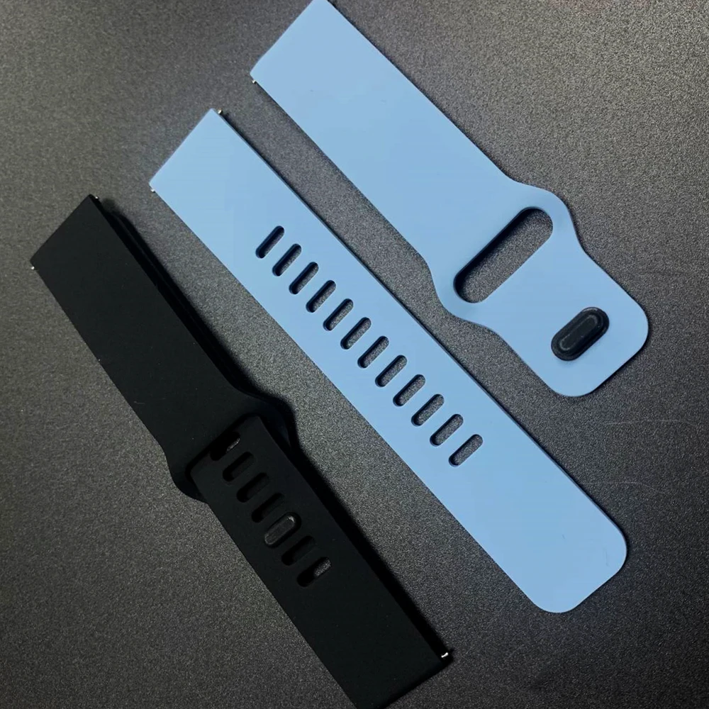 Pulseira de silicone de 22mm 2 - Watch Strap Replacement avaliação e preço