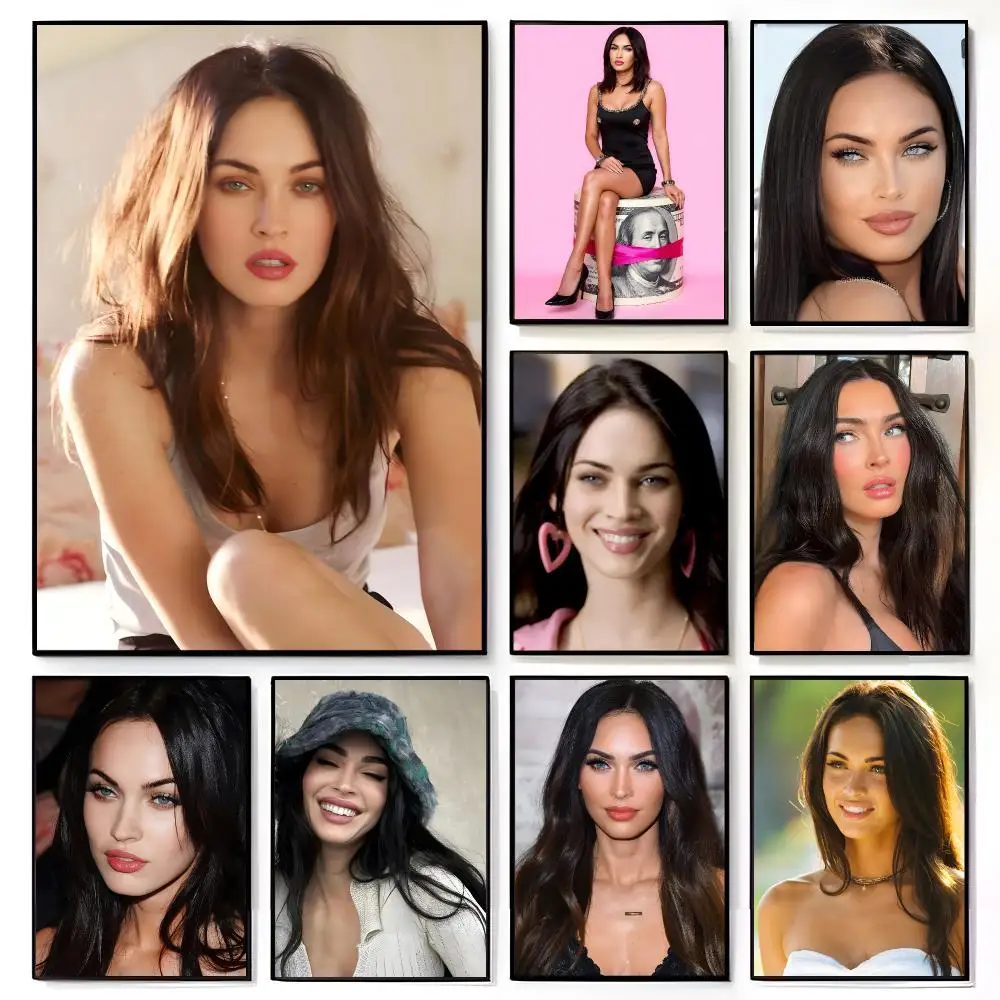 Actress Individual Megan Denise Fox Poster American Film Mural Home Childrens Room Wall Decor Print
