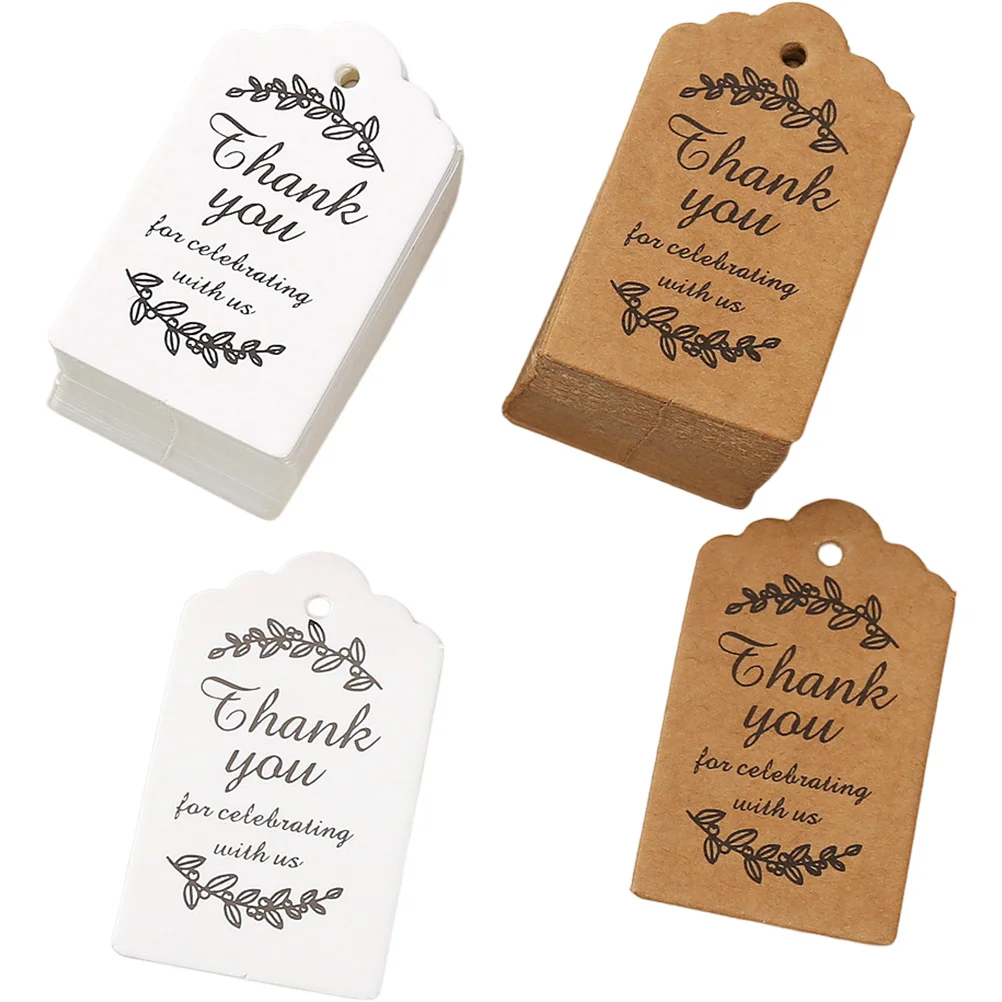 

200 Pcs Label Wishing Tree Tags Handmade Rope Practical Gift Thank You Gifts Cards Sign Paper Bag Delicate