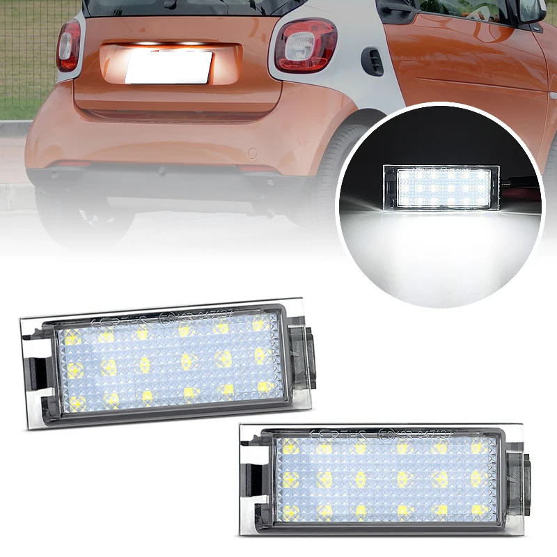 

2 шт. светодиодных фонарей подсветки номерного знака для Mercedes-Benz Citan 415, Smart Forfour 453, Nissan Interstar X70, NV400, Opel Movano, замена OEM 4159062300