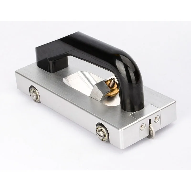 PVC Plastic Grooving Knife ‌Slotted Guide Wheel Floor Leather Welding Construction Tools Floor Slotting Manual Slotter