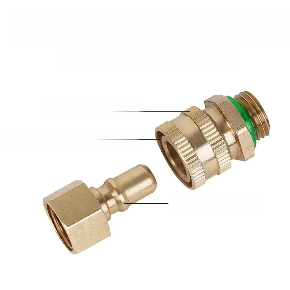 Quick Connector with For m14 Thread Specification Brass Stainless Steel Build High Pressure Use in Plunger Pump Systems