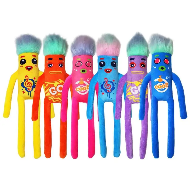 15.7inch Nobody Sausage Plush Toy Soft And Comfortable Long Legs With Cool Hair Plush Pillow Funny Expression Doll For Kids