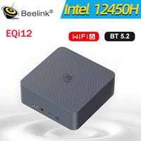 Beelink EQI12 12450H 12650H Office Mini PC Intel Core i5 12450H 24GB DDR5 500GB SSD Wifi6 BT5.2 Desktop Laptop Game Computer