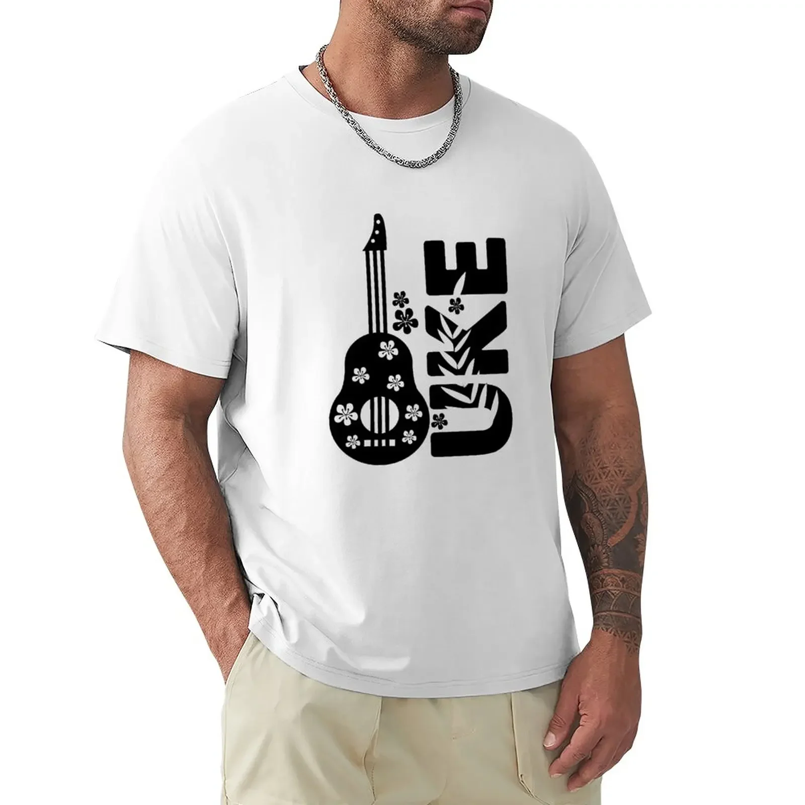 Ukulele Uke Music Lover Gift Funny T-Shirt kawaii clothes heavyweights plain t shirts men