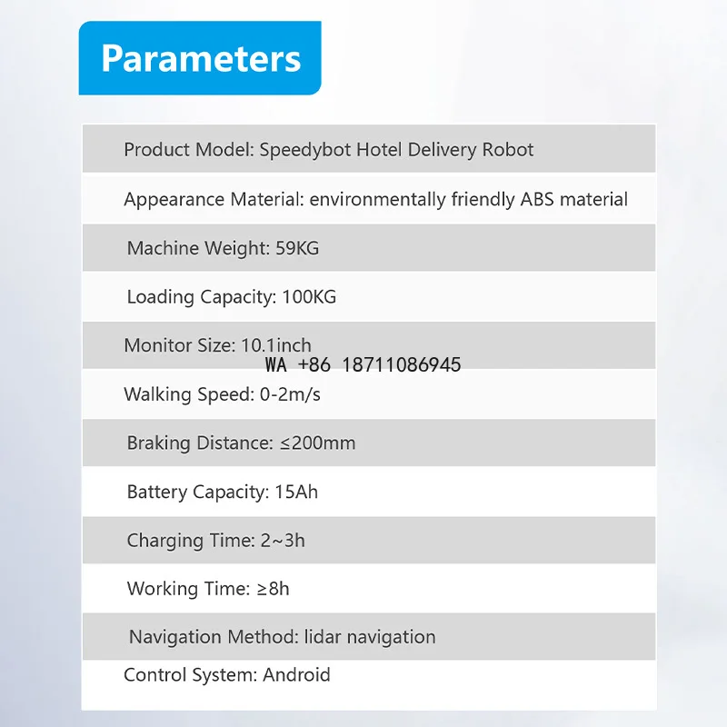 High Efficiency New Air System Secure Delivery Multi Floor Logistics Robot with Fast Route Planning for Multi Storey Hotels