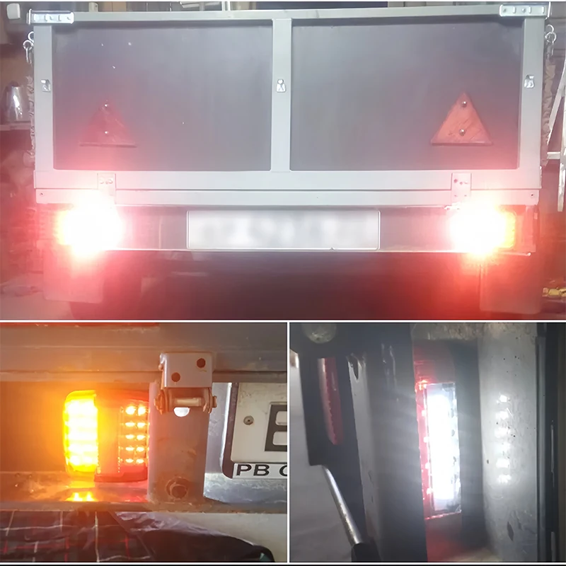 2 قطعة 20LED 12 فولت مقاوم للماء دائم سيارة شاحنة LED الخلفية الذيل ضوء تحذير أضواء مصباح لقوافل مقطورة