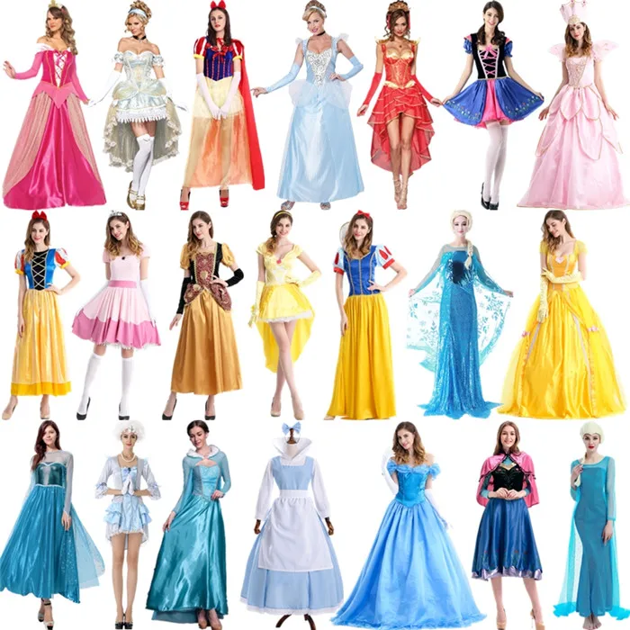 

Stage Actor Costume Retro Court Clothes Queen Halloween Princess Dress Ethnic Women's Fashion Mushroom Clothing