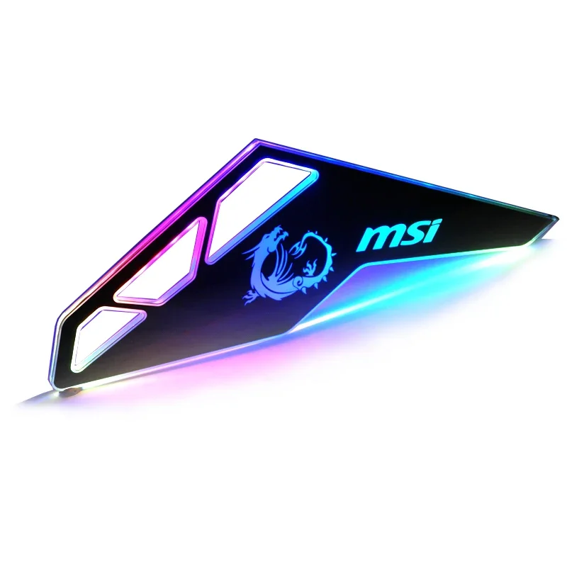 

DIY RGB Backplane CASE Sideboard 5V 3PIN RGB AURA Light Backplate Hollow Style For COUGAR Conquer PC