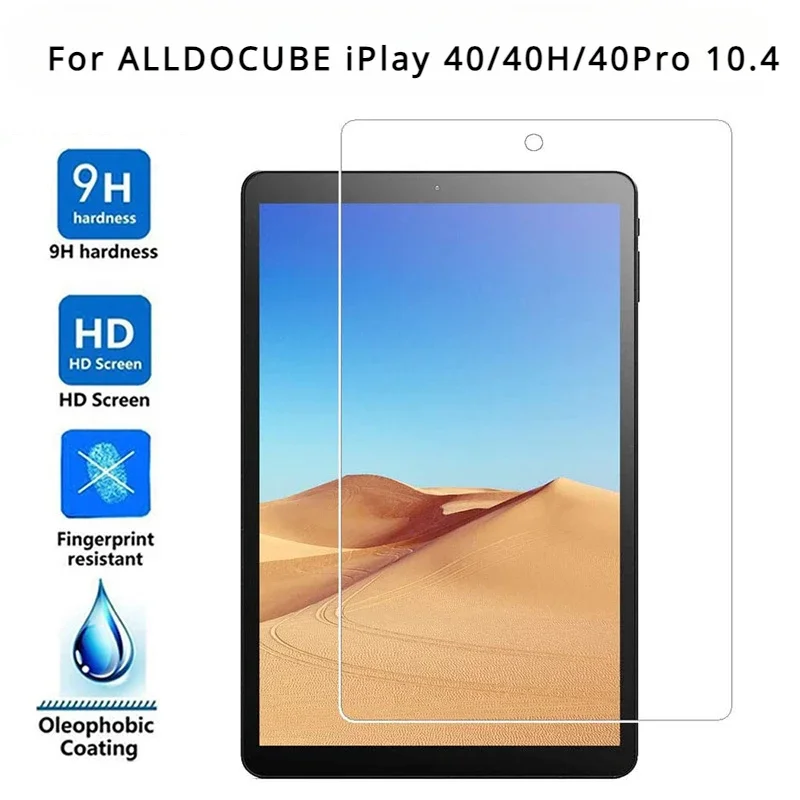 9H Hardness Tempered Glass Screen Protector for  ALLDOCUBE iPlay 40/40H/40Pro 10.4 inch