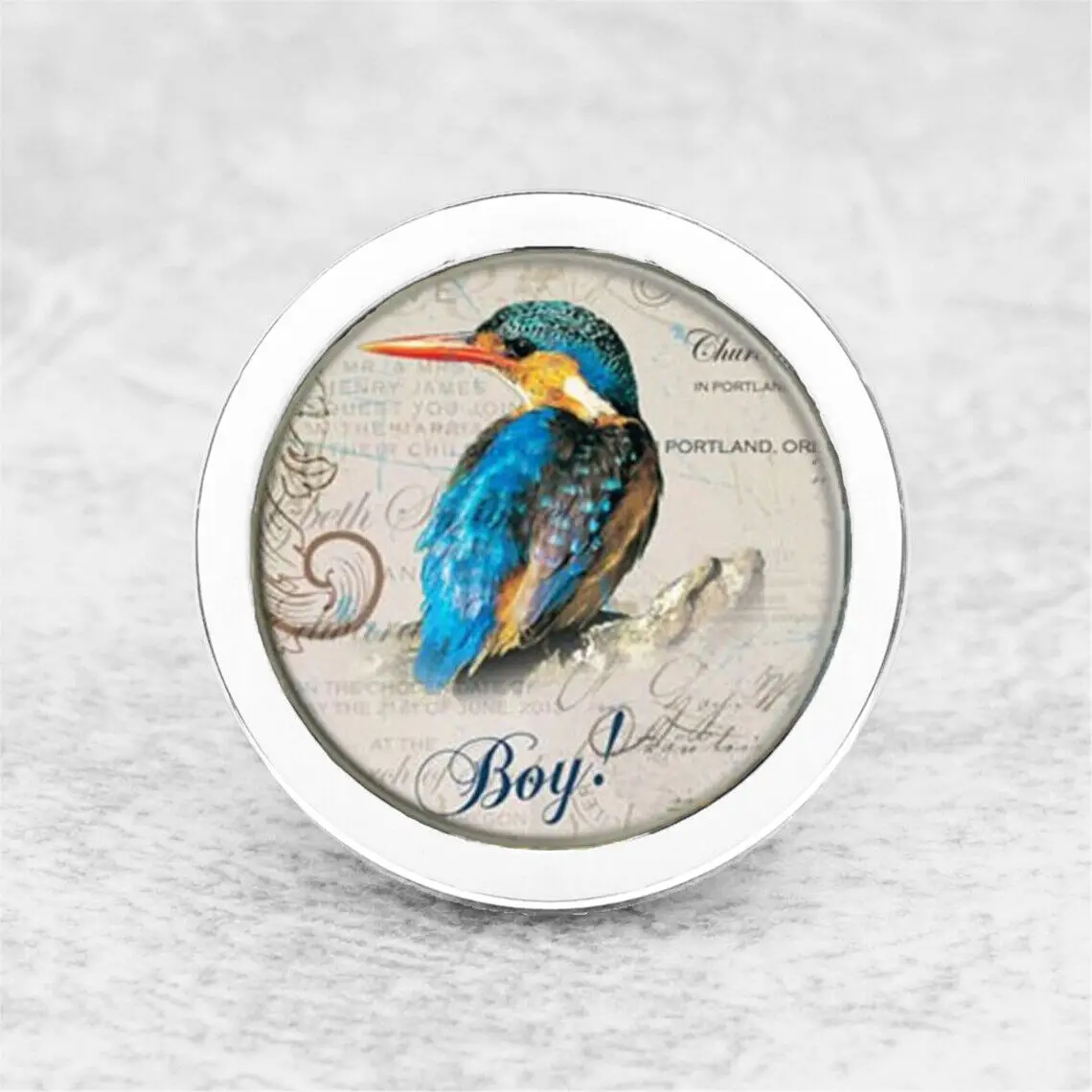 Handmade Vintage Knobs for Cabinets and Drawers Antique Bronze Furniture Handles Hardware Bird Design Retro Wardrobe Pulls