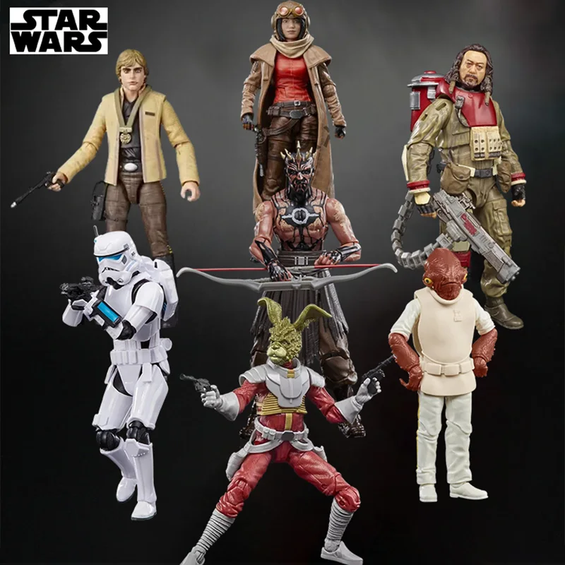 Star Wars Action Figure The Black Series 6-Inch Baze Malbus Collection Model Desktop Ornament Figurines Model Toy Birthday Gifts