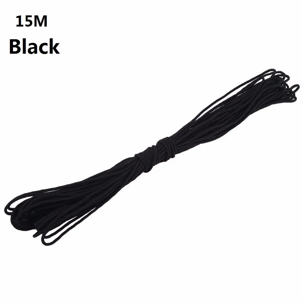 15/31/100M 2mm Dia Single Strand Survival Paracord 550 Parachute Cord Tinder Outdoor Hiking Camping Clothes line Tying Rope Maap