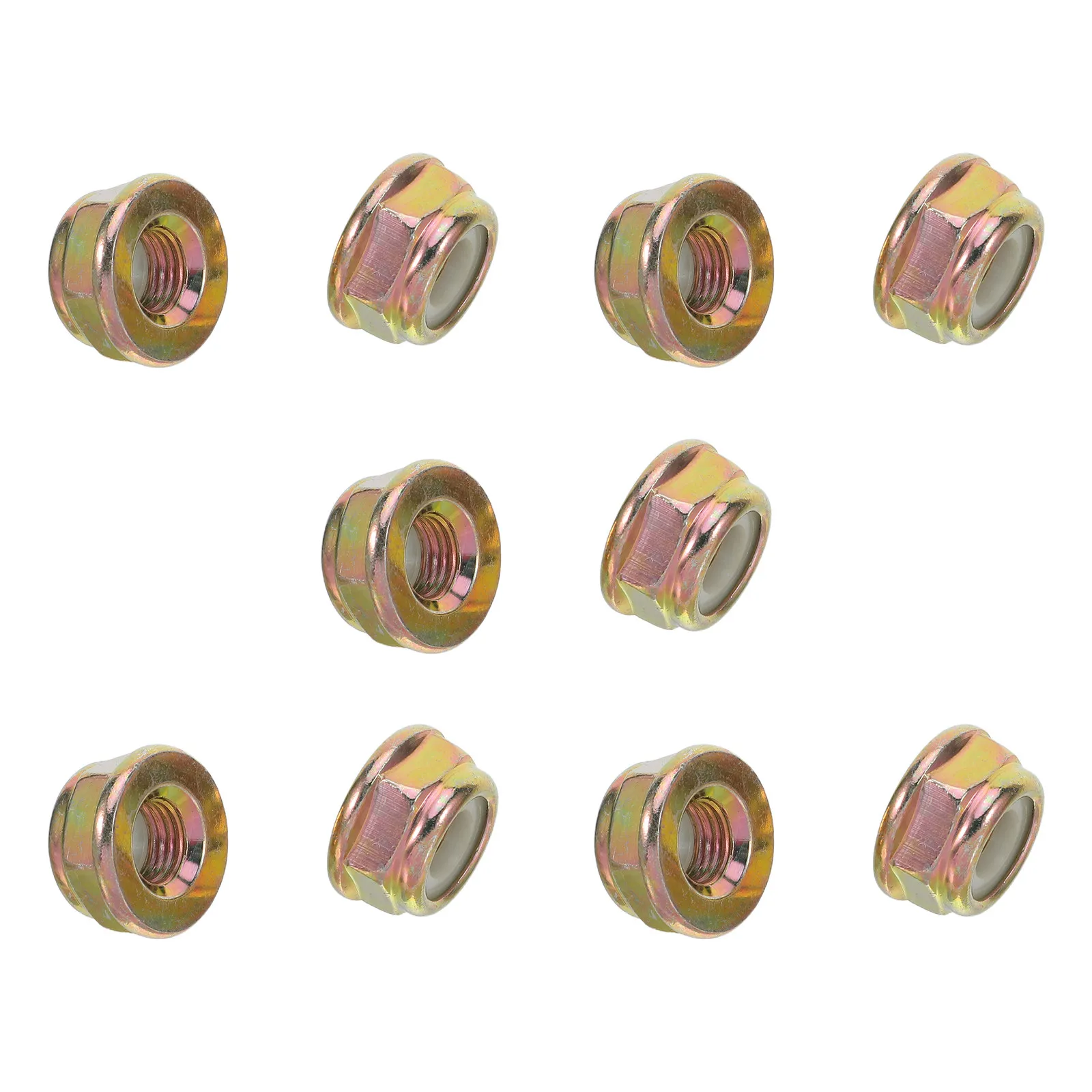 10Pcs Left-Hand Thread Lawn Mower Blade Nuts Compatible Anti-Clockwise Thread Nut Brush Cutter Blade Fastener view 5