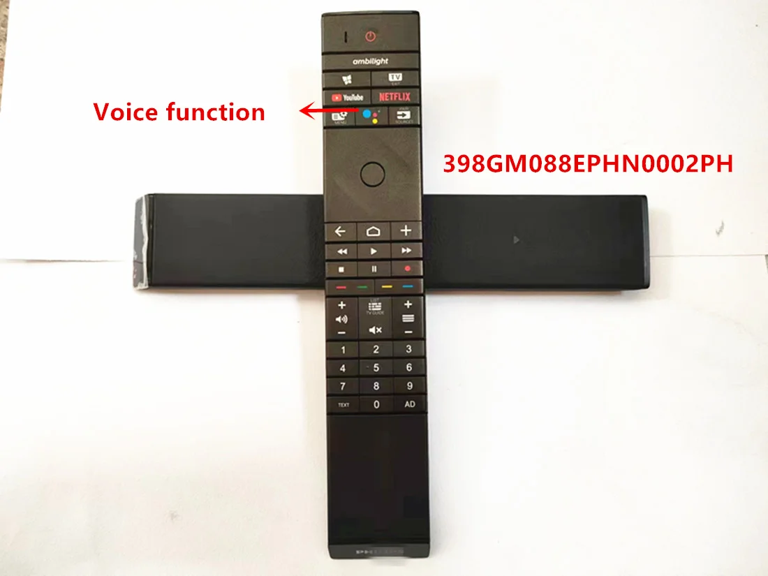 

New and applicable Philips TV Bluetooth voice remote control 398GM088EPHN0002PH RC4304505/01RP with backlight