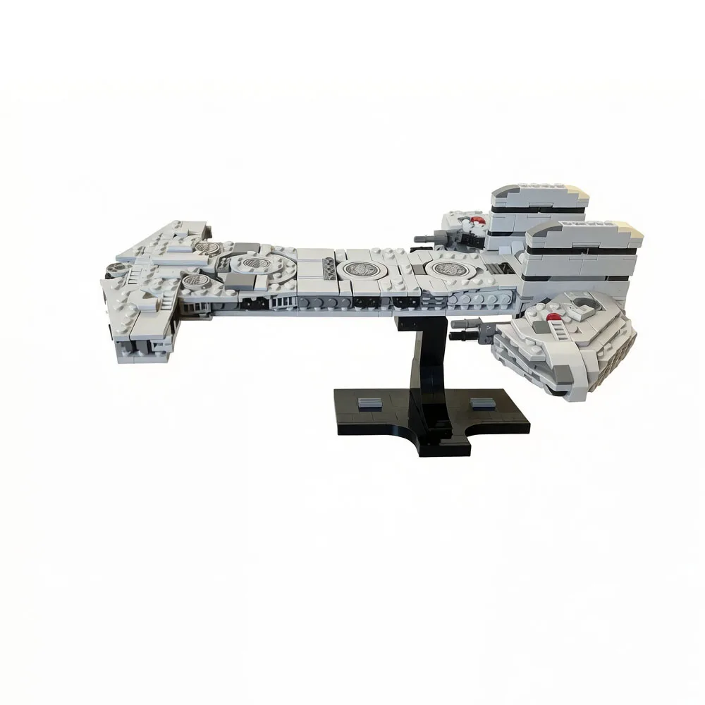 NEW 685PCS MOC Stargate SG-1 the Thor's Bilskirnir Sapceship Building Blocks Kit Starcruiser DIY Bricks Set Model Toys Gifts