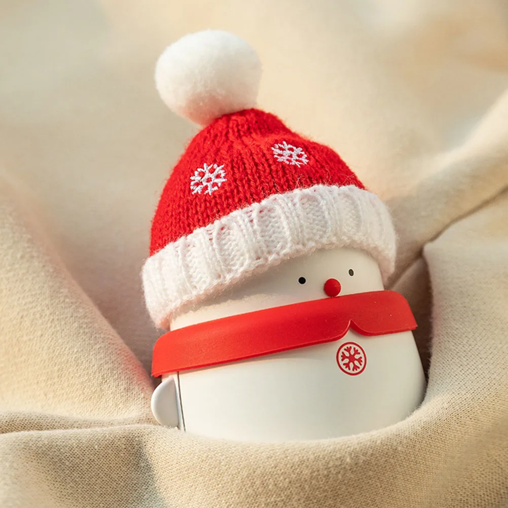 

Hand Warmer Power Bank Pocket Hands Heater Charge Portable Charging Treasure Xmas Red Snowman Lovers