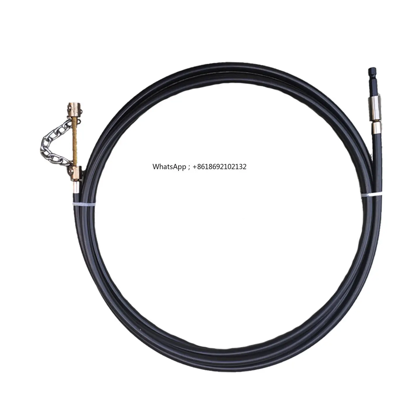 Kitchen Drainage 50 Pipe Dredging Artifact Spring Chain Dredger Sewer Drill Bit Chain Pipe Dredger