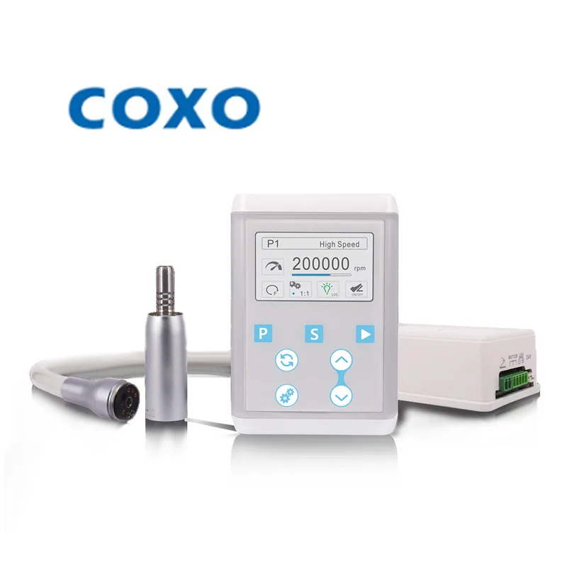 

COXO Dental Electric Micromotor C-Puma with Fiber Optic for Minimally Invasive Repair Polishing Preparation Brushless Motor INT+