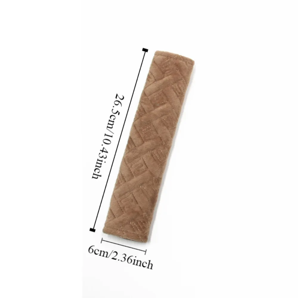 غطاء حزام مقعد السيارة المريح، حزام الأمان القطيفة الناعمة العالمية، وسادة الكتف، زخرفة حزام الأمان القابل للتعديل، حقائب الظهر