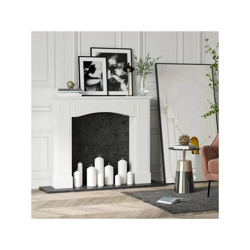 

Fireplace Mantel for Home Decor - Elegant Wooden Design, Easy Installation, Perfect for Any Room - Enhance Your Living Space