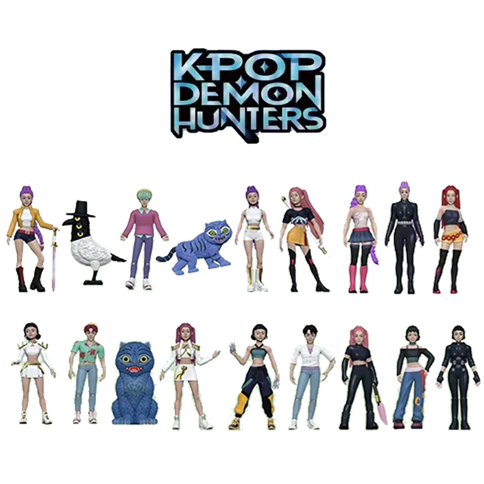 Anime Movie Blind Box K-POP Witch Hunt Super Idol Rumi Mira Zoey Demon Hunter Mini Figurine PVC Model Birthday Gift Blind Box