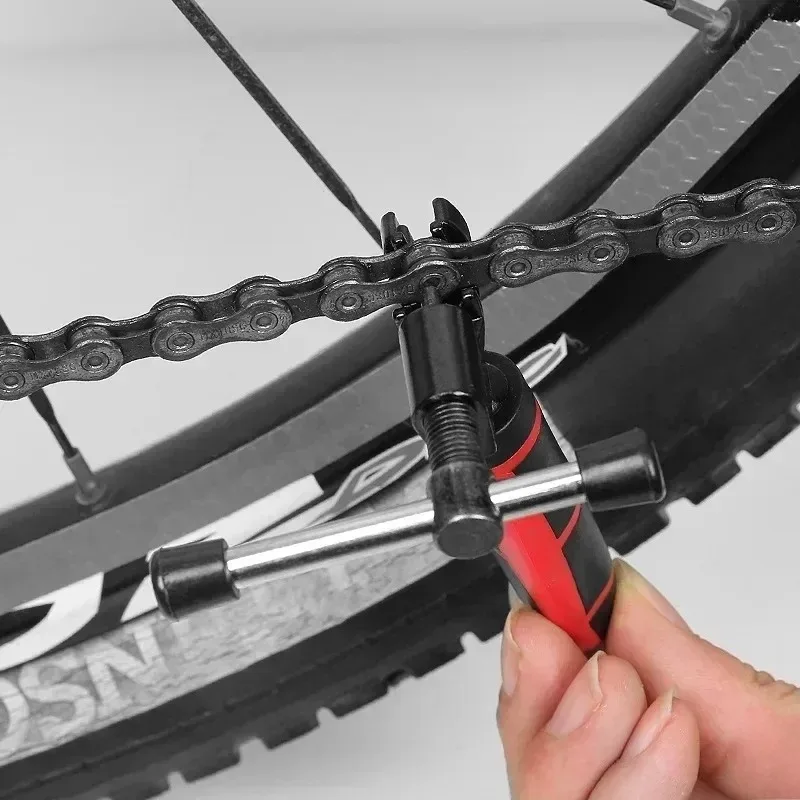Professional Bicycle Chain Breaker Tool Portable Link Splitter Device for Mountain Road Bike Chain Pin Removal Installation
