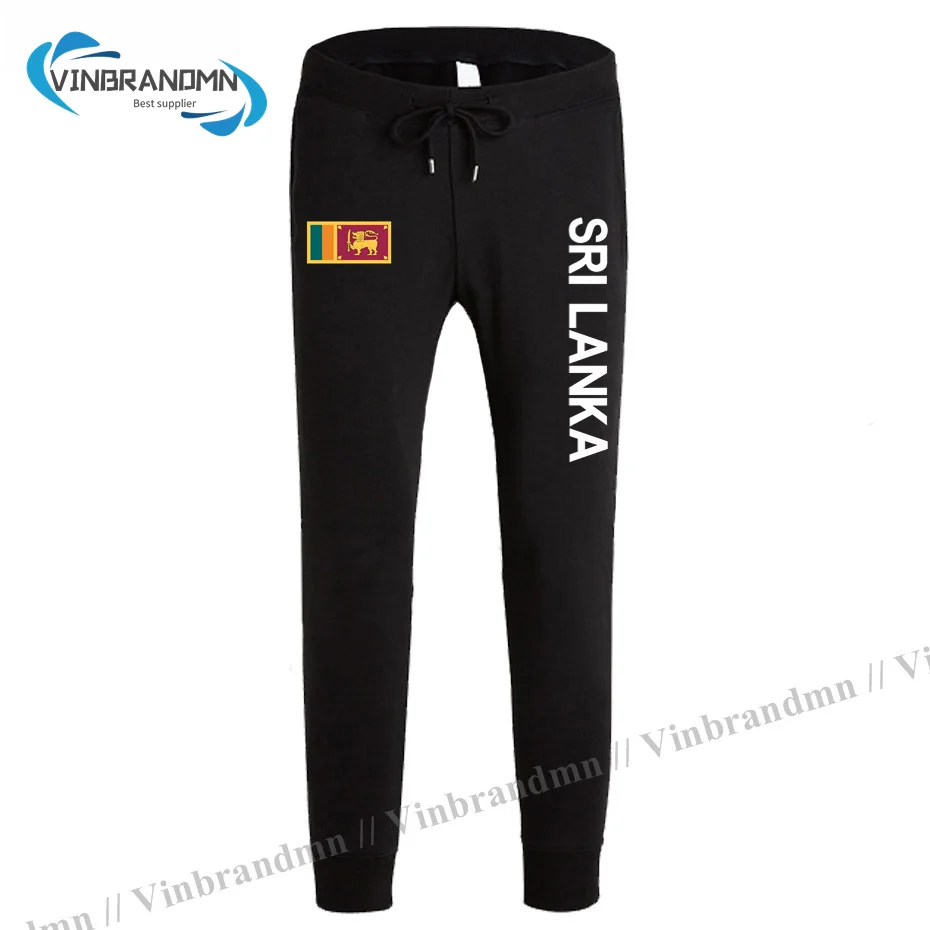 Sri Lanka Lankan LKA Ceylon Mens Pants Joggers Jumpsuit Sweatpants Track Sweat Fitness Fleece Tactical Casual Nation Country NEW