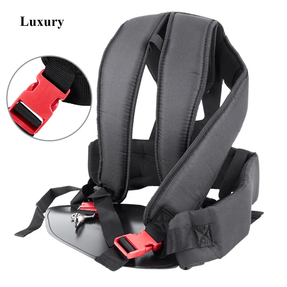 

Professional Grade Grass Cutter Accessories, Double Shoulder Strap Harness for Easy Lawn Mowing, Adjustable and Secure Fit
