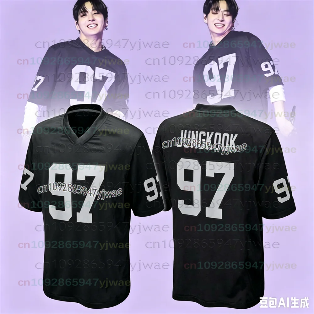Concierto de ARMY en Las Vegas en 2026, con JUNGKOOK # Camiseta de rugby con edición firmada 97, camiseta de baloncesto para fanáticos, camiseta para hombres y mujeres