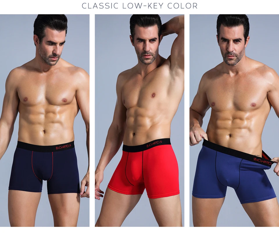 6 stücke Baumwolle Mann Boxer Marken Schlüpfer der Männer Unterwäsche Geschenk Männlichen Slip Unterhose Sexy Platz Boxershorts Homme Badehose Shorts – Detail 7