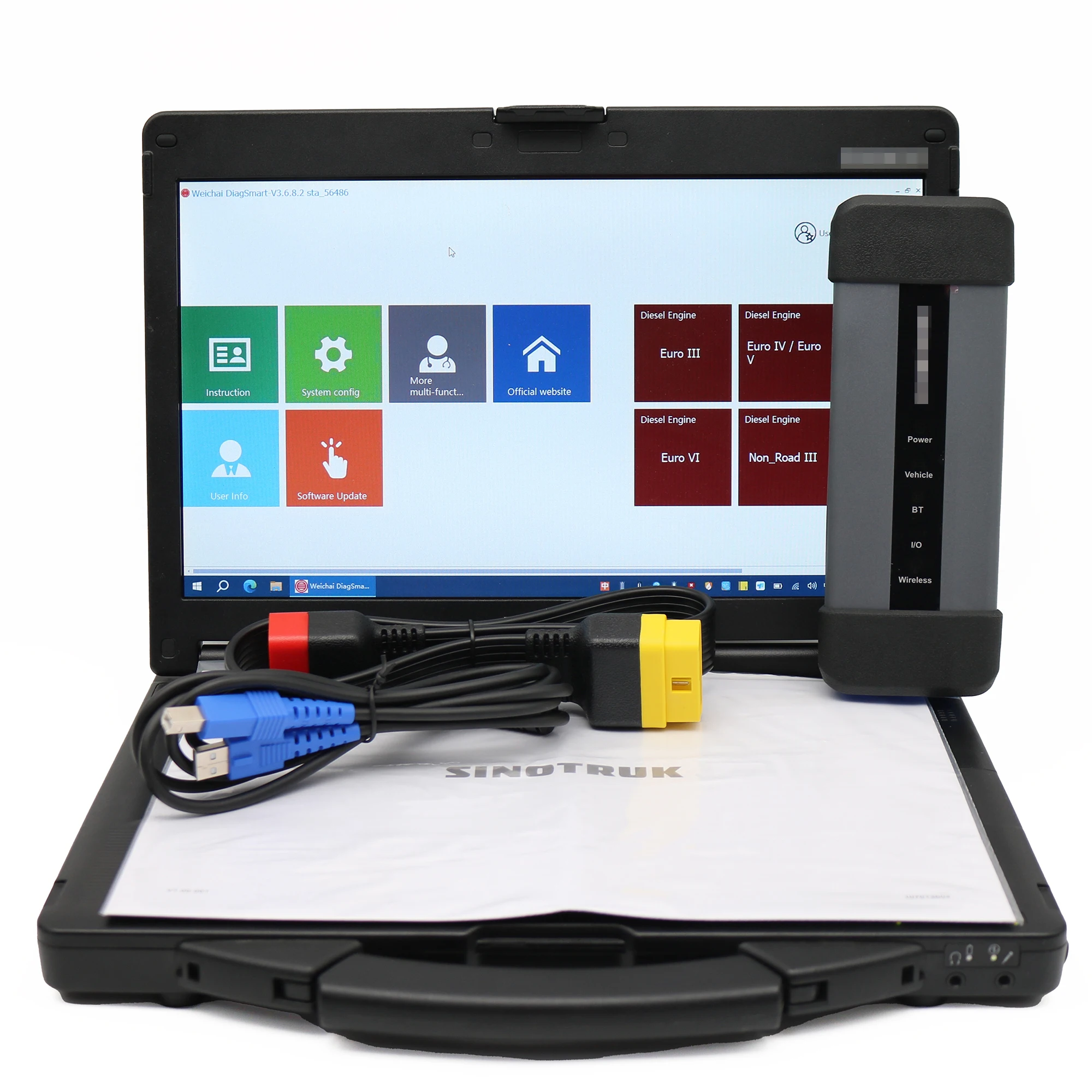 Heavy Equipment Diagnostic Tool - Alat Diagnostik Weichai SHACMAN HOWO A7
