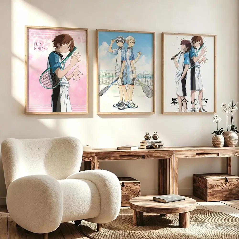 Modern Aesthetic Wall Art Poster anime Stars Align Poster for Office Home Decor Interior Large Wall Picture Print