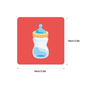 Black and white cards for early childhood education, visual stimulation and cognition, baby toys 8 Main Sales White Video Plate - №5