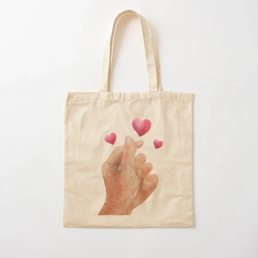 

Korean Love Hand Signal Tote Bag handbag tote bags aesthetic Women's bags Bag