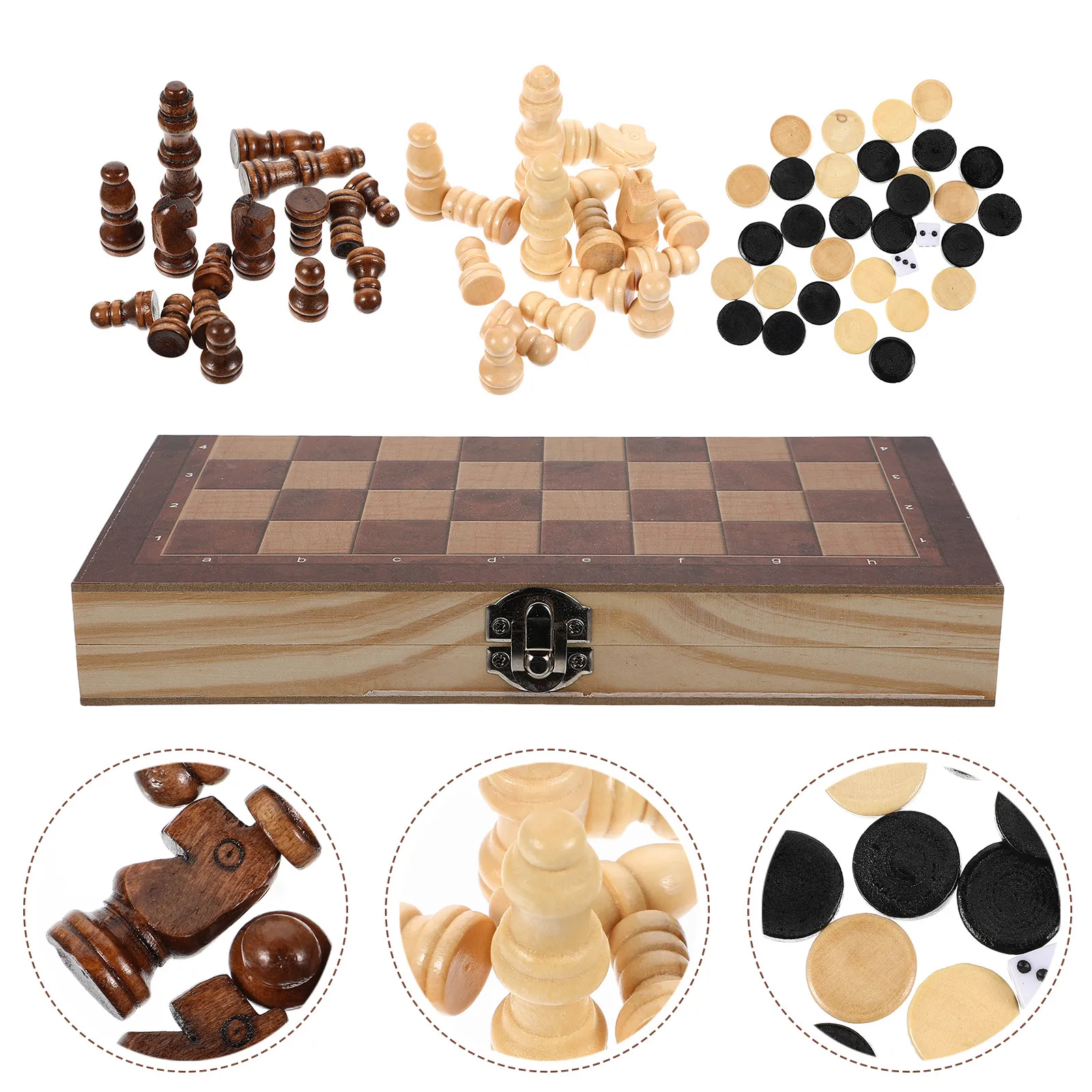 Echiquier-intellectuel-fait-main-en-bois-massif-jeu-de-societe-marron-pour-debutants