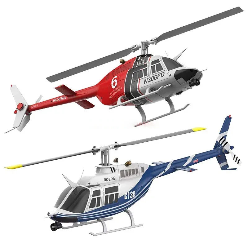 New Rc Era C138 Rc Simulation 206 Helicopter Altitude Hold 2.4g Remote Control 6axis Gyro For Expert Hobbyists Kids Gift