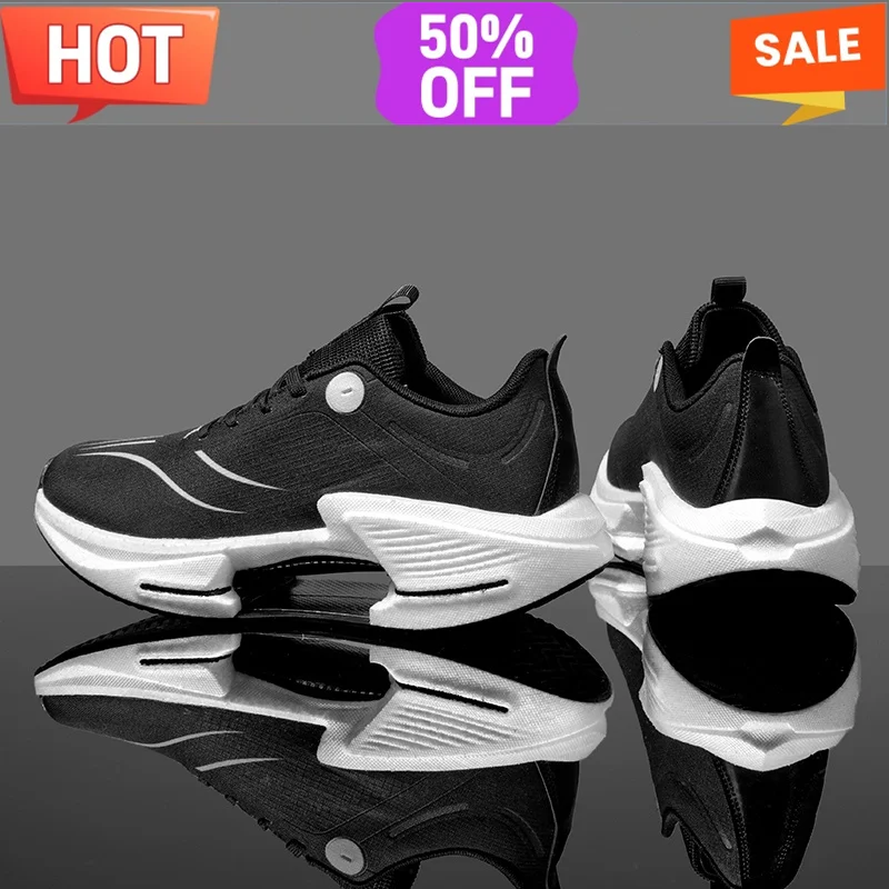 Carbon Plate Marathon Tenis Men Sports Running Shoes Breathable Lightweight Women\'s Comfortable Athletic Nonskid Casual Sneakers