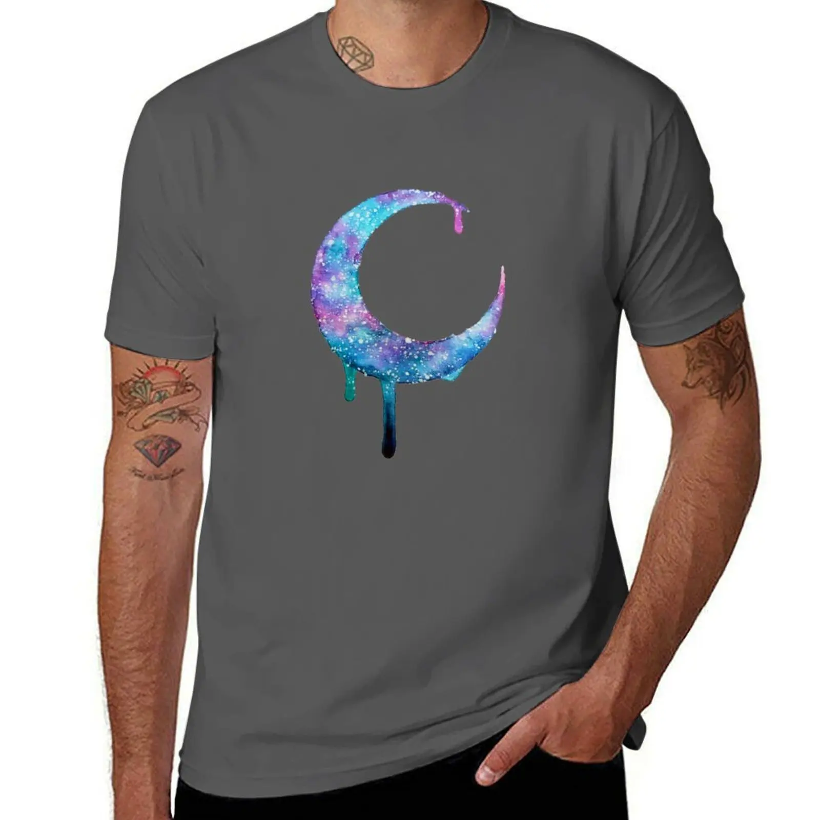 Melting Moon T-Shirt Ultra Soft Breathable Tee Top