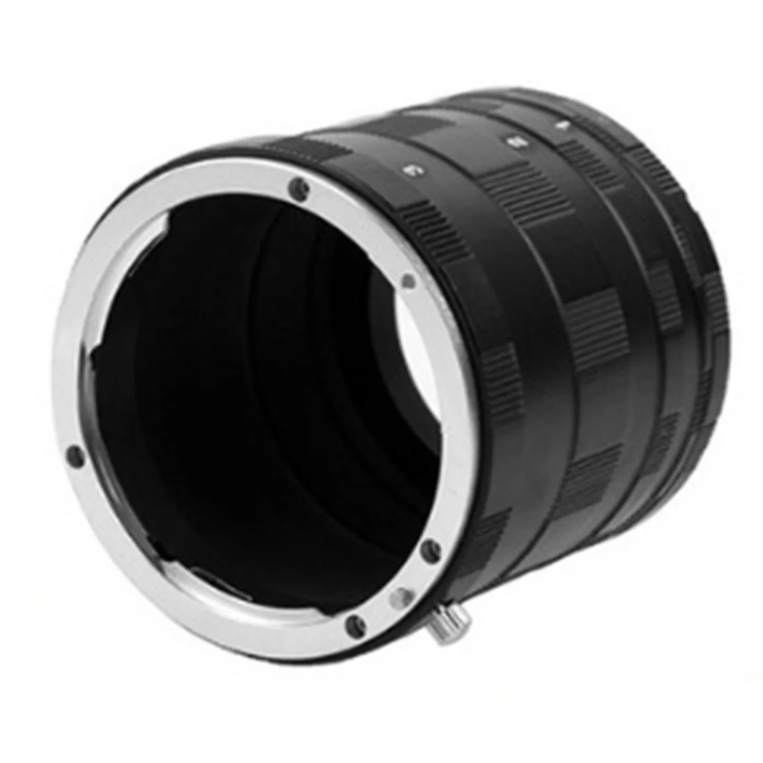 Metall-Kameraadapter Makro-Nahaufnahmen-Halterung Ring Objektiv-Verlängerungsrohr für Nikon AI Canon EOS EF Fuji FX Sony NEX DSLR-Kameras – Detail 10