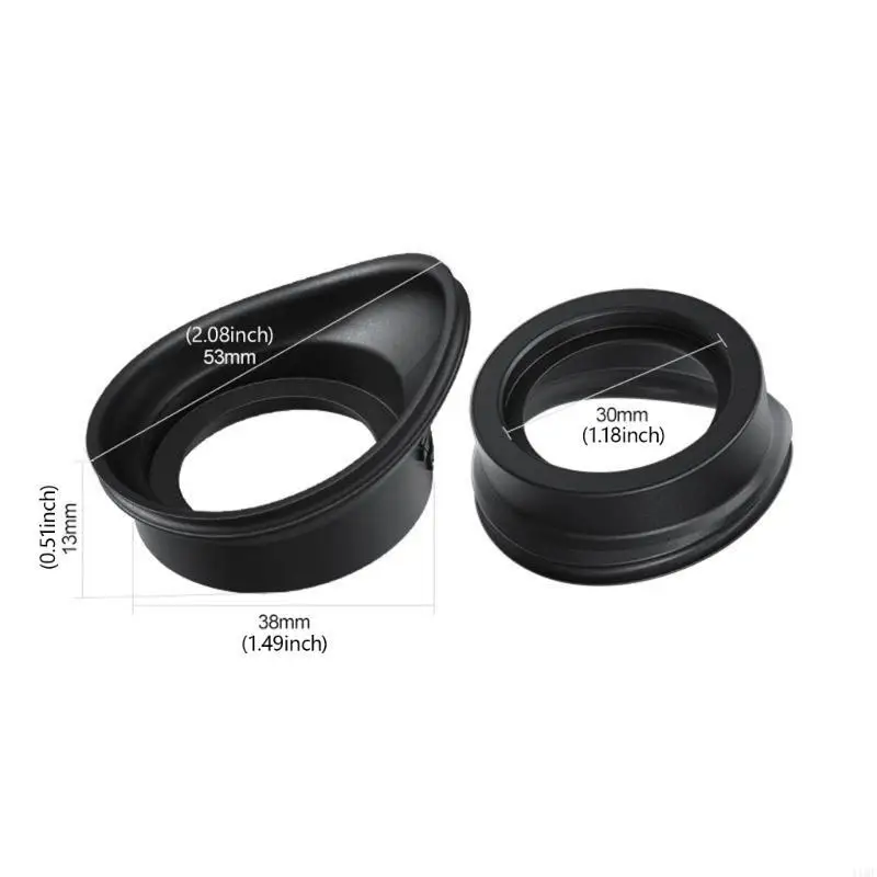 Protective Eyewear Silicone Eye Guard Cover for M26 Extended Microscope Viewing