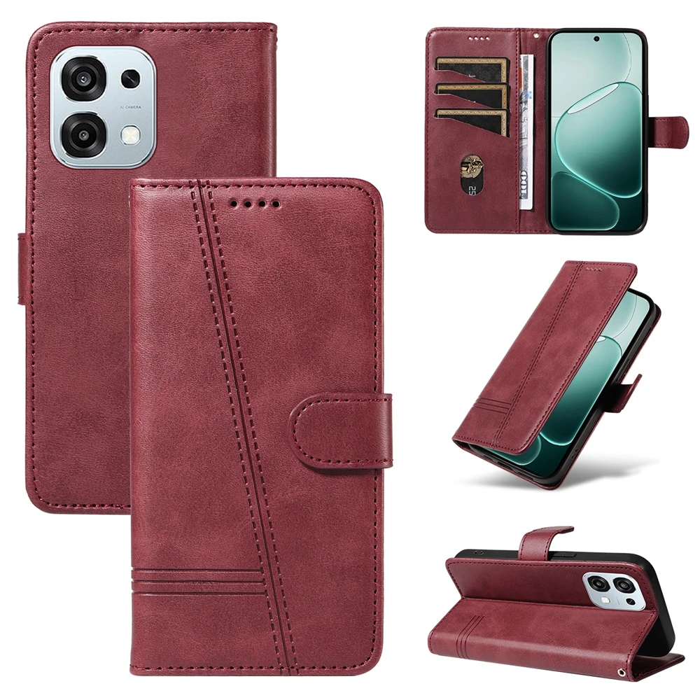 Brieftasche Flip Ledertasche Für OPPO A36 A38 A58 A60 A76 A78 A79 A96 A98 A93 A94 A95 A74 A73 A54 A54S A55 A57 4G 5G Telefon Abdeckung – Detail 3